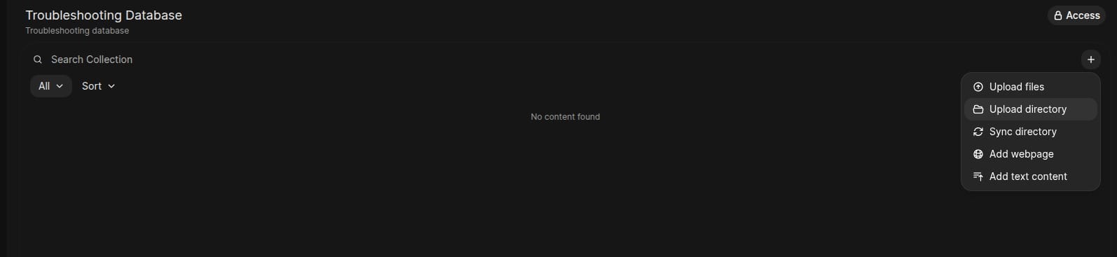 Attaching all the contents of a directory to a knowledge base